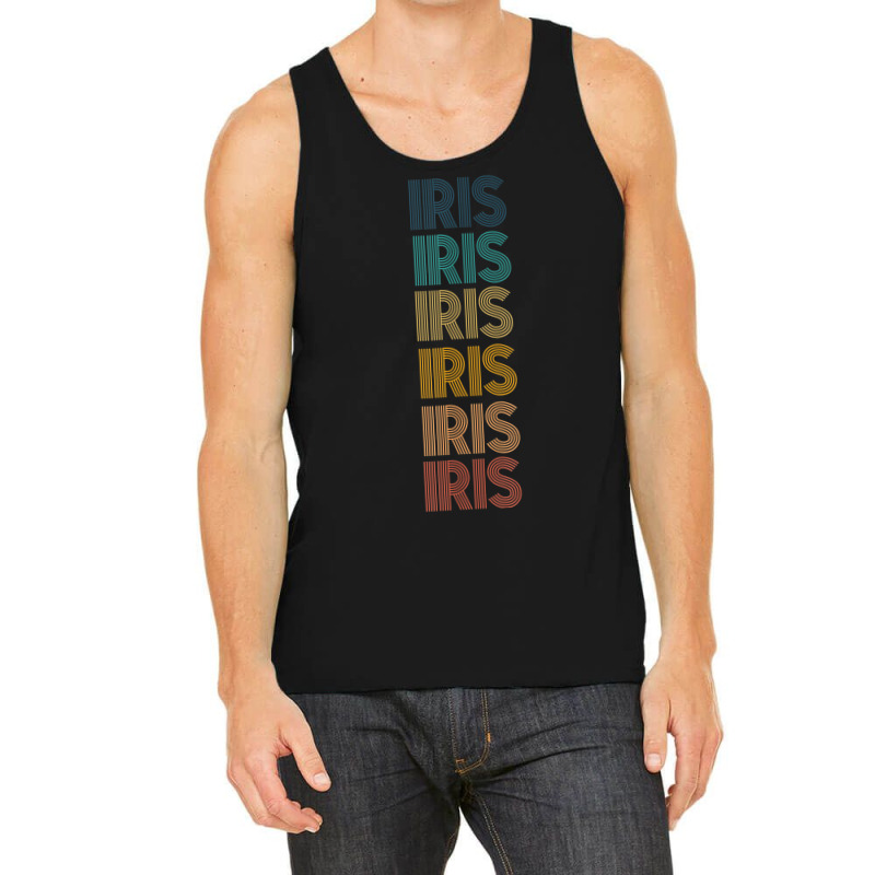 Retro Vintage Iris Classic Name Cool 80s 90s Tank Top | Artistshot