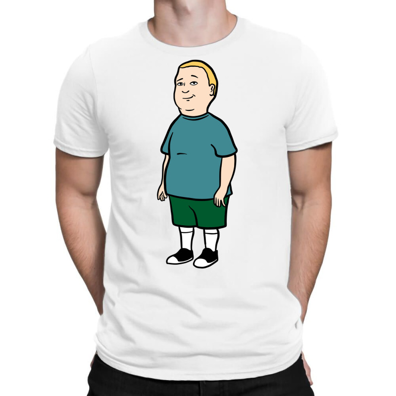 King Of The Hill Bobby Hill Crew Neck Short Sleeve White Men's T-shirt-XXL