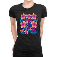 Floral Virgo Zodiac Ladies Fitted T-shirt | Artistshot