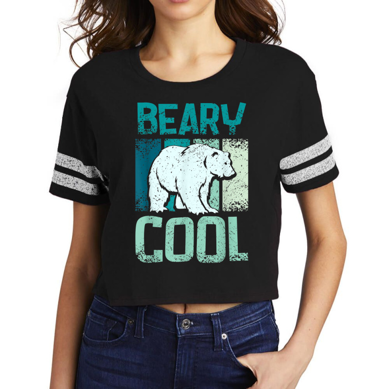 Polar Bears Beary Cool Scorecard Crop Tee by Scarlets | Artistshot