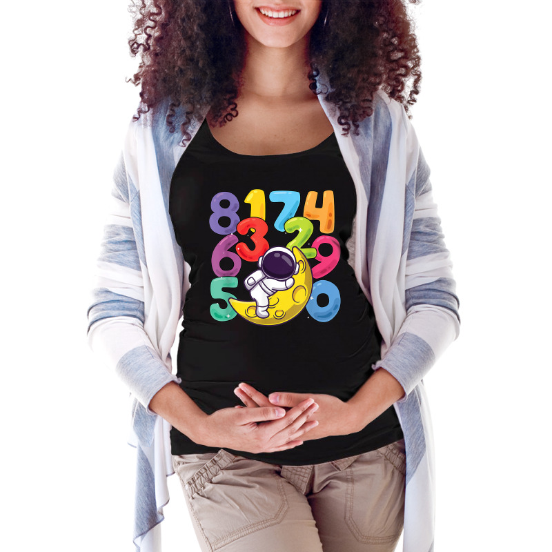 Number Learning Calculator Costume Matc Day Math Outfit Kids Maternity Scoop Neck T-shirt by Scout | Artistshot