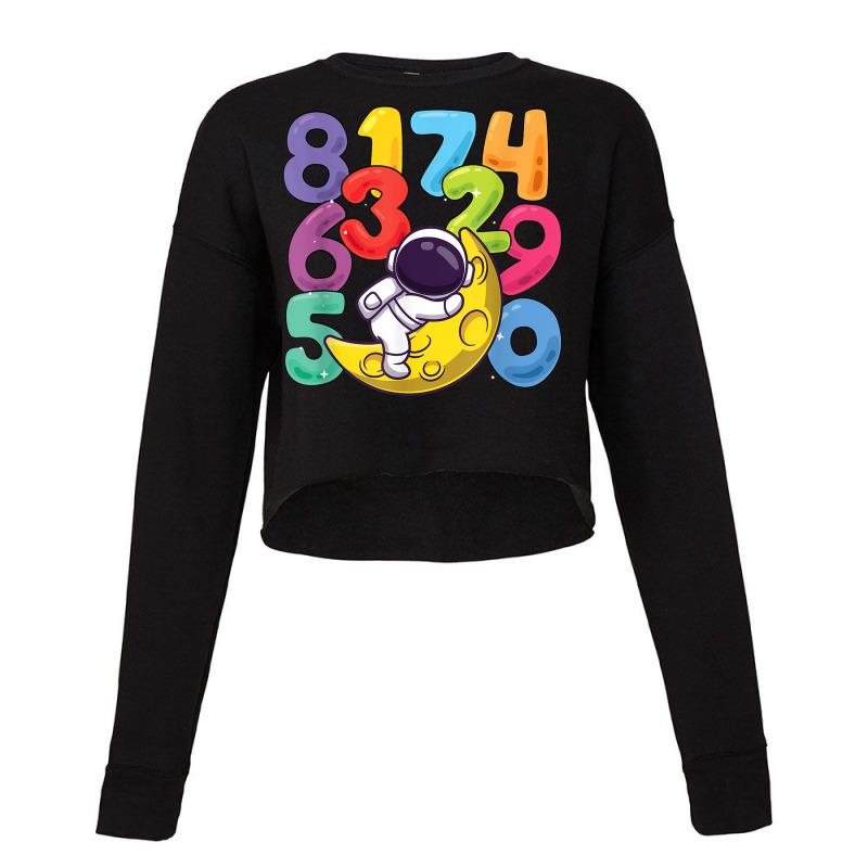 Number Learning Calculator Costume Matc Day Math Outfit Kids Cropped Sweater by Scout | Artistshot