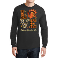 Love Science Teacher Life Thanksgiving Fall Autumn Long Sleeve Shirts | Artistshot