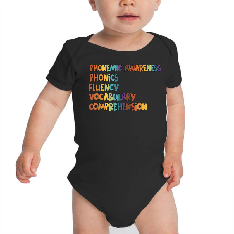 Phonemic Awareness Phonics Fluency Early Literacy Education T Shirt Baby Bodysuit | Artistshot