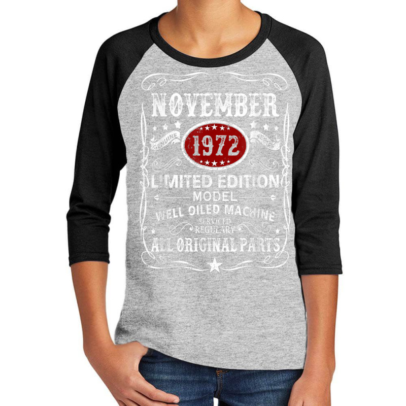 November 1972 Limited Edition Model Well Oiled Machine Youth 3/4 Sleeve | Artistshot