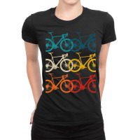 Vintage Bike Cycling Road Bike Racing Bicycle Cyclist Gift Premium T S Ladies Fitted T-shirt | Artistshot