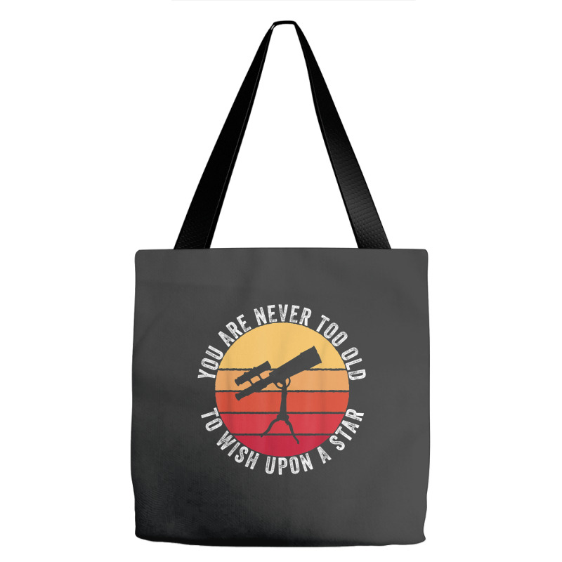 Retro Vintage Telescope Science Stars Planets For Men Boys Tote Bags | Artistshot