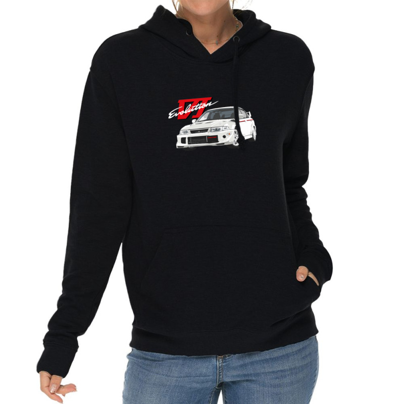 Mitsubish Evo Vi Tommy Makinen Edition White Lightweight Hoodie by MarshaleenAnnetteHammer | Artistshot