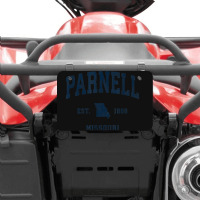 Parnell Missouri Mo Vintage Athletic Navy Sports Design Atv License Plate | Artistshot