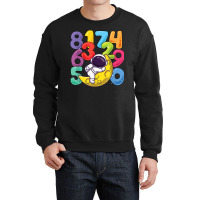 Number Learning Calculator Costume Matc Day Math Outfit Kids Crewneck Sweatshirt | Artistshot