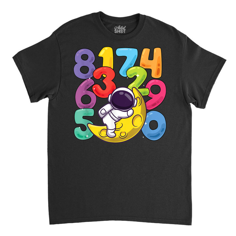 Number Learning Calculator Costume Matc Day Math Outfit Kids Classic T-shirt by Scout | Artistshot