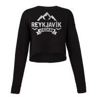 Vintage Reykjavik Iceland Shirt Cropped Sweater | Artistshot