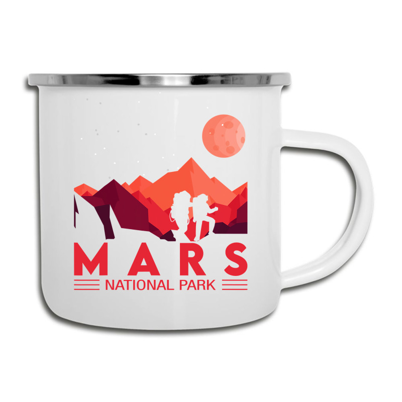 Red Mars Planet  Space National Park  Funny Mars Camper Cup | Artistshot