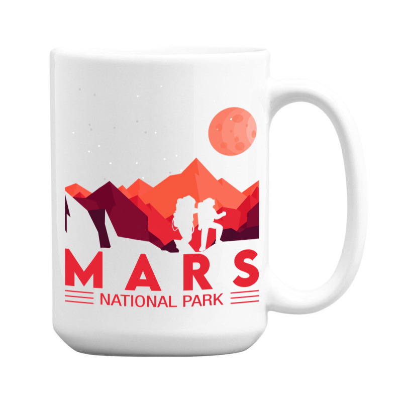 Red Mars Planet  Space National Park  Funny Mars 15 Oz Coffee Mug | Artistshot