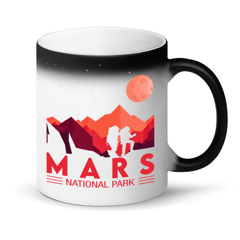 Red Mars Planet  Space National Park  Funny Mars Magic Mug | Artistshot