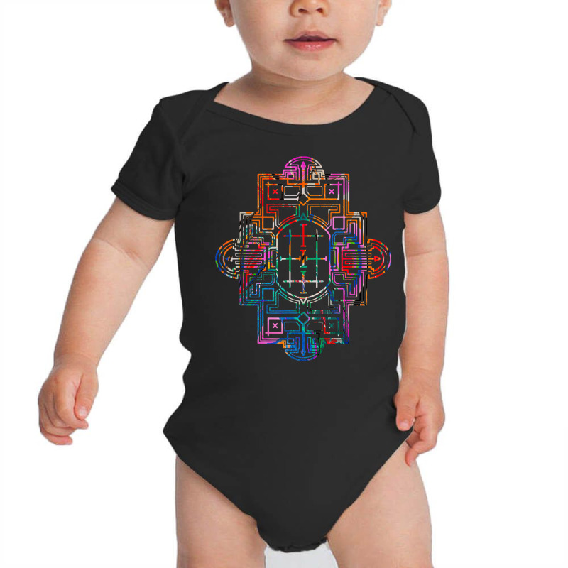 Shipibo Pattern Conibo Tribal Shaman Shamanistic Baby Bodysuit by Piggy | Artistshot