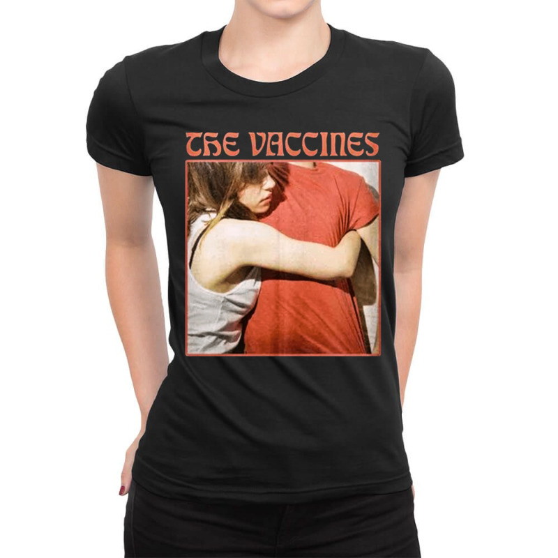 The Vaccine, The Vaccine Vintage, The Vaccine Art, The Vaccine Paintin Ladies Fitted T-Shirt by SHOPTHIRT | Artistshot