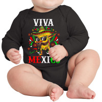 Taco Latin America Proud Mexican Gift Idea Viva Mexico Long Sleeve Baby Bodysuit | Artistshot