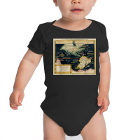 Vintage Americas Map (1590) Baby Bodysuit | Artistshot