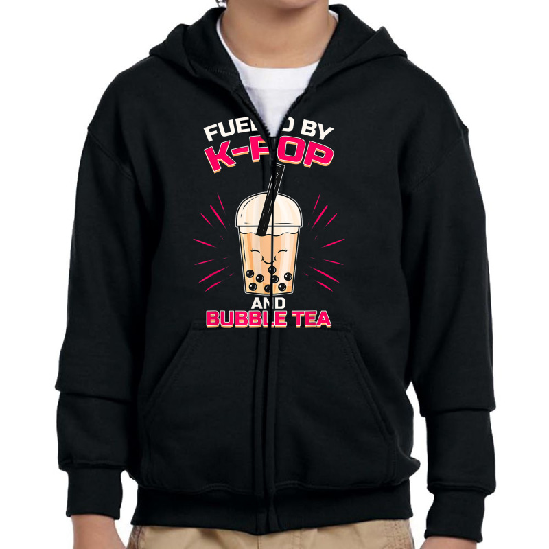 Bubble Tea Boba K Pop Music Lover Korean Milk Anime T Shirt Youth Zipper Hoodie | Artistshot