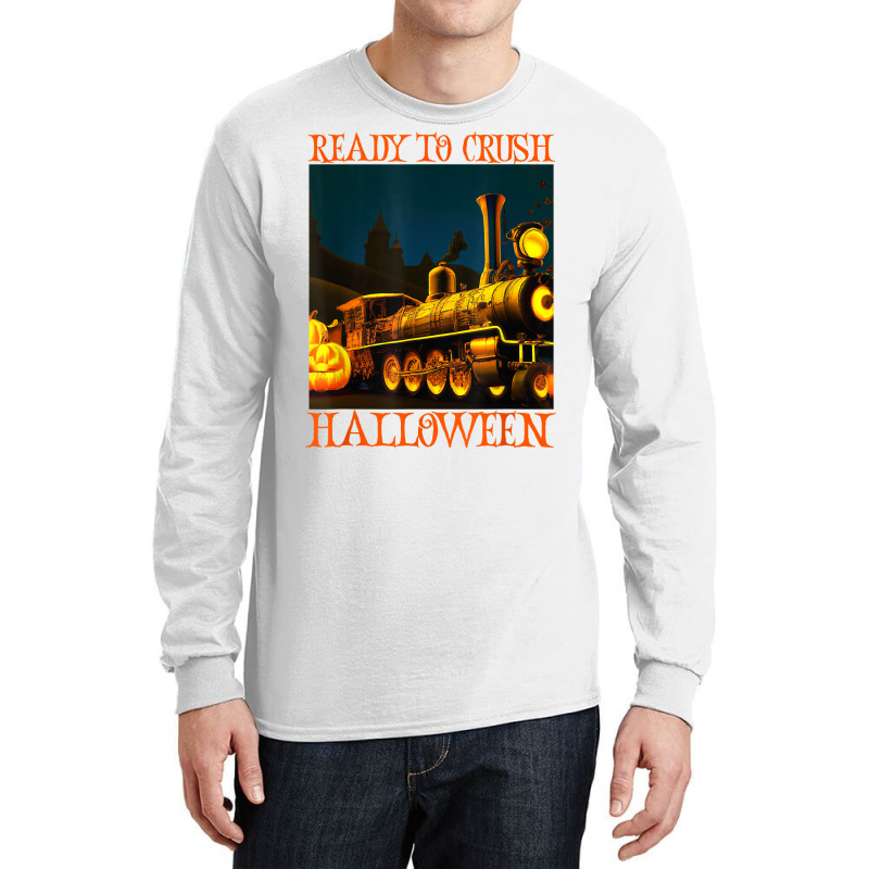 Funny Train Wagon Railroad Halloween Costume Boys Men Gift T Shirt Long Sleeve Shirts by cm-arts | Artistshot