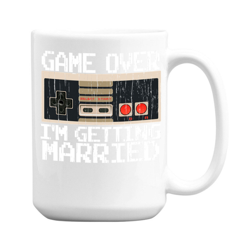 Game Over Im Getting Married Bachelor Party 15 Oz Coffee Mug | Artistshot