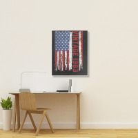 Vintage 1963 Usa American Flag 60 Years Old 60th Birthday Portrait Canvas Print | Artistshot