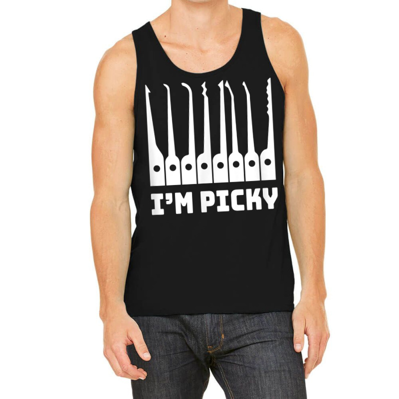 Funny Locksmith Lock Picking Picky Joke T Shirt Tank Top by nyxexaelaewe7 | Artistshot