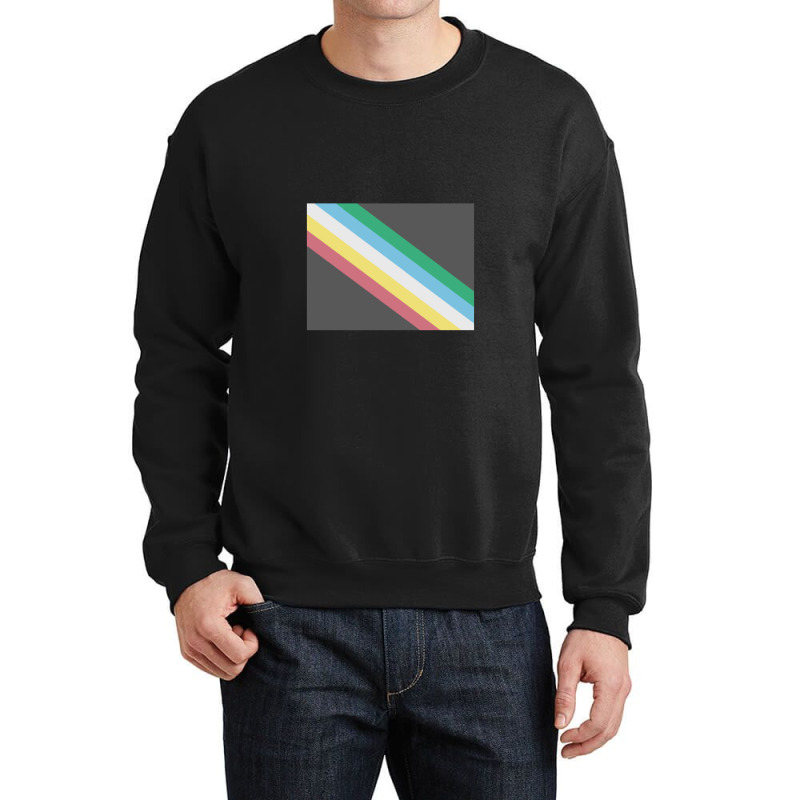 Disability Pride Flag Crewneck Sweatshirt by JeanetteNeubauer | Artistshot