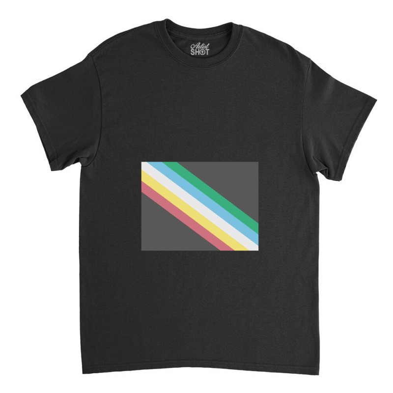 Disability Pride Flag Classic T-shirt by JeanetteNeubauer | Artistshot