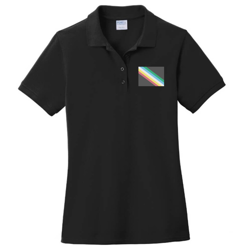 Disability Pride Flag Ladies Polo Shirt by DonnaClifton | Artistshot