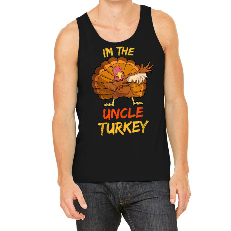 Uncle Turkey Matching Family Group Thanksgiving Party Pajama Tank Top | Artistshot