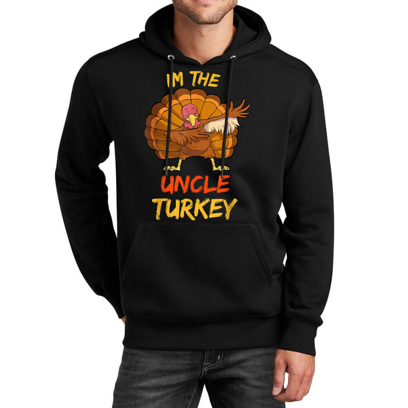 Uncle Turkey Matching Family Group Thanksgiving Party Pajama Unisex Hoodie | Artistshot