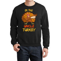 Uncle Turkey Matching Family Group Thanksgiving Party Pajama Crewneck Sweatshirt | Artistshot