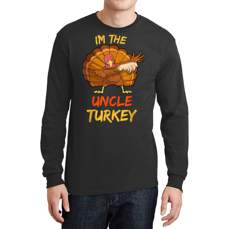 Uncle Turkey Matching Family Group Thanksgiving Party Pajama Long Sleeve Shirts | Artistshot