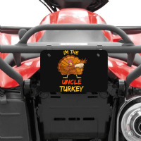 Uncle Turkey Matching Family Group Thanksgiving Party Pajama Atv License Plate | Artistshot