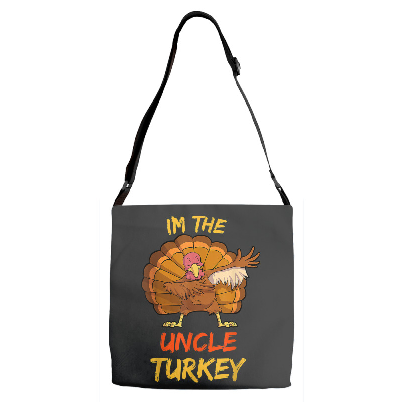 Uncle Turkey Matching Family Group Thanksgiving Party Pajama Adjustable Strap Totes | Artistshot