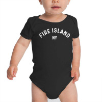 Classic Vintage Fire Island  New York Retro Tank Top Baby Bodysuit | Artistshot