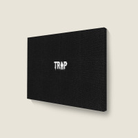 Trap House Edm Rave Techno Electronic Dance Music Apparel Landscape Canvas Print | Artistshot