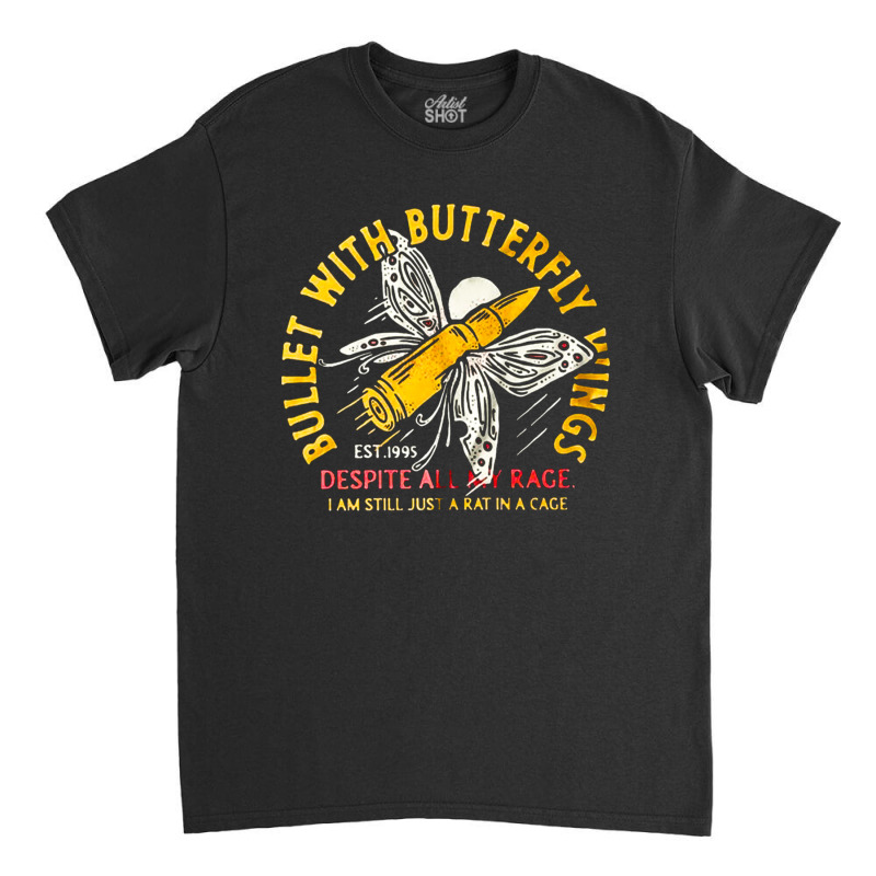 Bullet With Butterfly Wings, Bullet With Butterfly Wing, Bullet, With, Classic T-shirt | Artistshot