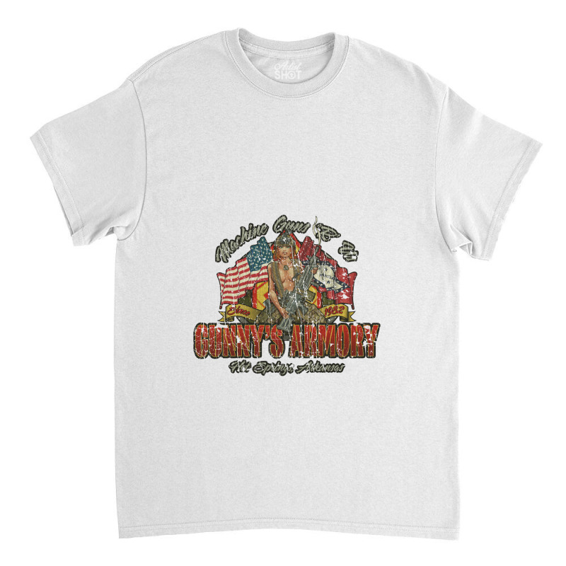 Gunny’s Armory 1982, Machine Guns Classic T-shirt | Artistshot