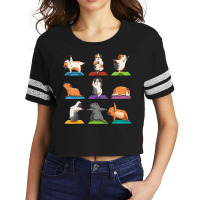 Guinea Pig Yoga Position Workout Gift Scorecard Crop Tee | Artistshot