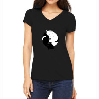 Eternal Cat Love Women's V-neck T-shirt | Artistshot