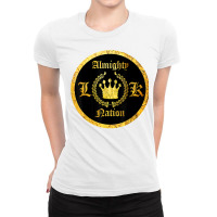 Almighty Lk Nation Latin Kings T Shirt Ladies Fitted T-shirt | Artistshot