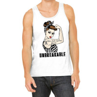 Womens Ehlers Danlos Syndrome Warrior Unbreakable Strong Woman V Neck Tank Top | Artistshot