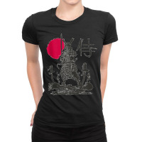 Samurai Warrior Japanese Kanji Japan Tank Top Ladies Fitted T-shirt | Artistshot