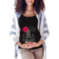 Samurai Warrior Japanese Kanji Japan Tank Top Maternity Scoop Neck T-shirt | Artistshot