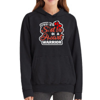 Woman Injury Mother Girl Patient Heart Warrior Chd Awareness Vintage Hoodie | Artistshot