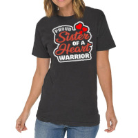 Woman Injury Mother Girl Patient Heart Warrior Chd Awareness Vintage T-shirt | Artistshot