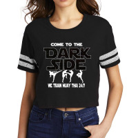 Muay Thai  - Come To The Dark Side - Martial Artist Gift Scorecard Crop Tee | Artistshot